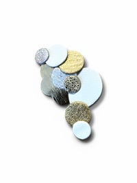 Image 1 of Broche GALET Blanc