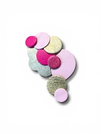 Image 1 of Broche GALET Rose