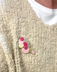 Image 3 of Broche GALET Rose
