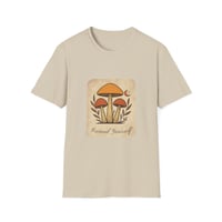 Image 1 of Vintage "Ground Yourself" Mushroom Aesthetic T-Shirt