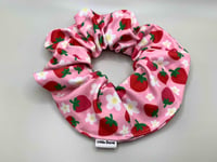 Restocking Soon - Strawberries & Daisies Scrunchie