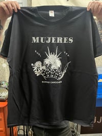 CAMISETA MUJERES NEGRA "BUENAS CANCIONES"