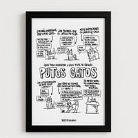 Print firmado : Putos Gatos