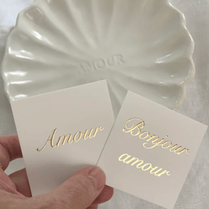 Image of MINI CARTES DORÉES