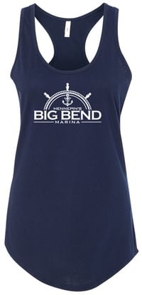 Image 1 of Next Level Women's Ideal Racerback Tank in Navy, Lilac, Tahiti Blue, or Desert Pink