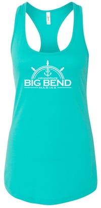 Image 3 of Next Level Women's Ideal Racerback Tank in Navy, Lilac, Tahiti Blue, or Desert Pink