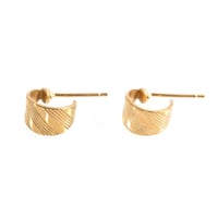 Image 1 of Huggie Earrings (18ct Gold Plated)