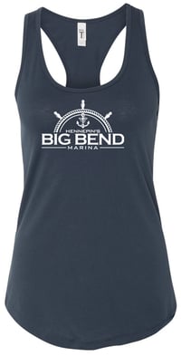 Image 2 of Next Level Women's Ideal Racerback Tank in Light Orange, Indigo or Turquoise