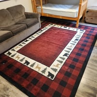 Rustic Theme Area Rug