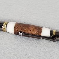 Image 9 of Walnut Burl Majestic Squire Pen, High End Calligraphy, #0316
