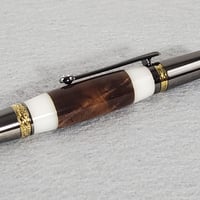 Image 12 of Walnut Burl Majestic Squire Pen, High End Calligraphy, #0316