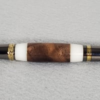 Image 3 of Walnut Burl Majestic Squire Pen, High End Calligraphy, #0316