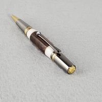 Image 5 of Walnut Burl Majestic Squire Pen, High End Calligraphy, #0316