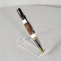 Image 1 of Walnut Burl Majestic Squire Pen, High End Calligraphy, #0316