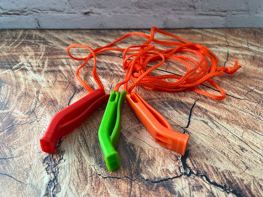 Image of Emergency whistle - 3 pack