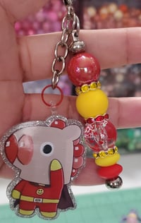 Image 4 of BTS Rhinestone Pen & Keychain Set (659)
