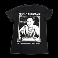 Image 2 of HANOI HANNAH "GOOD MORNING, VIETNAM!" BLACK T-SHIRT (PRE-ORDER)
