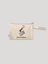 Image 1 of Trust Issues Handmade Clutch: Natural - Brown