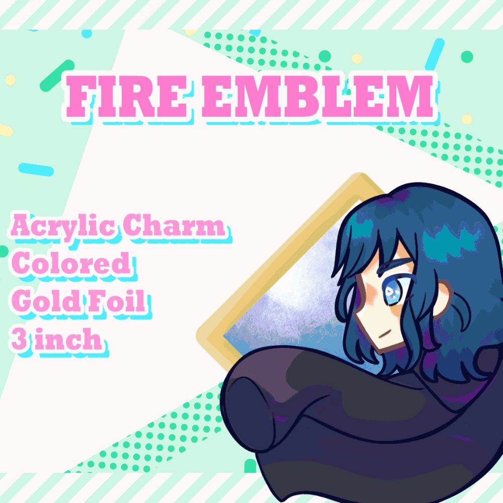 Image of Fire Emblem Gold Foil Charms By Jinko