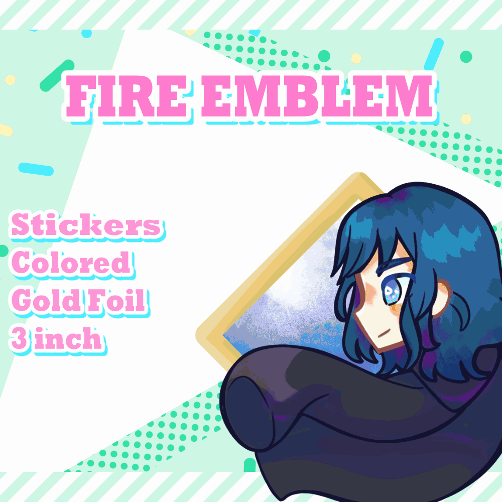 Image of Fire Emblem Gold Foil Stickers