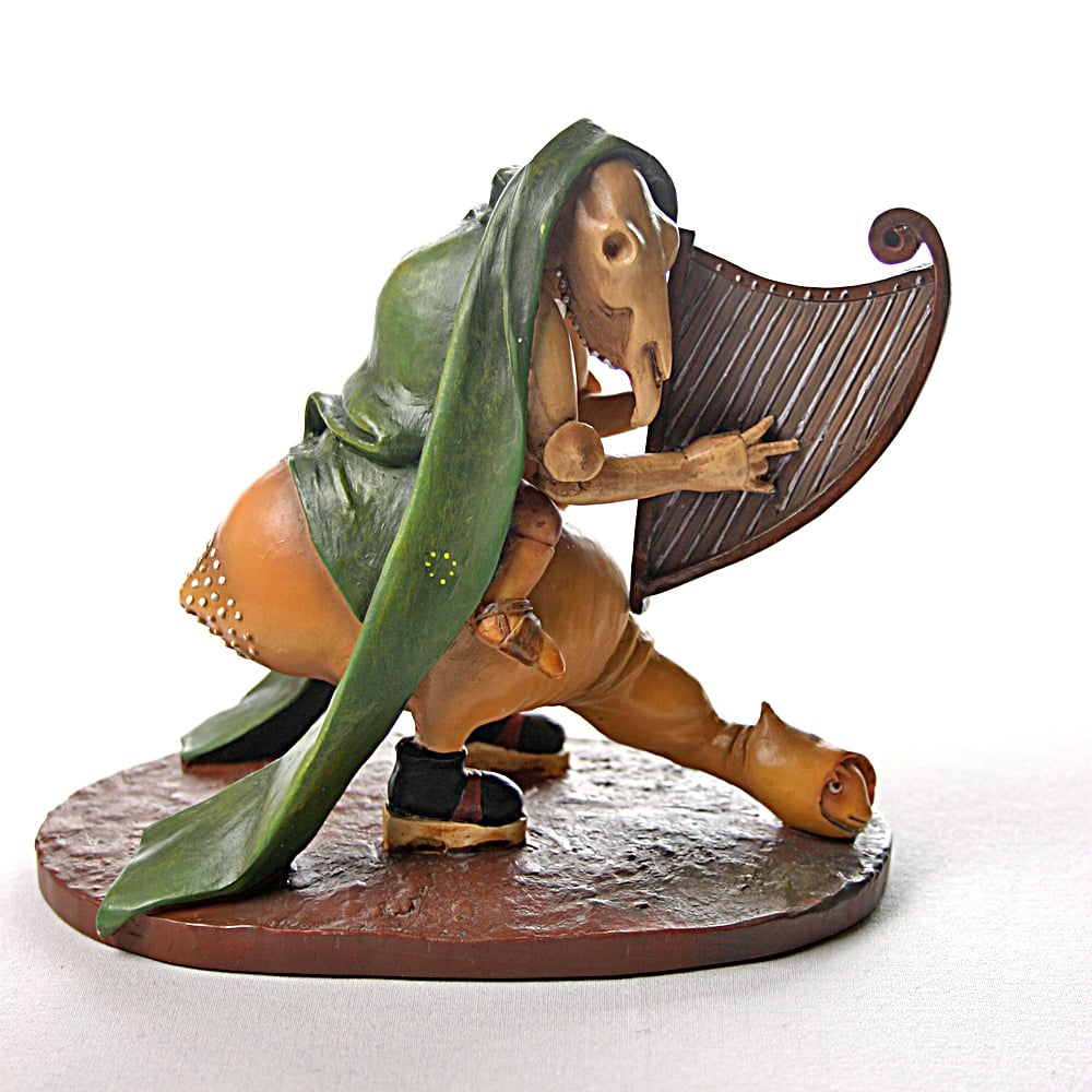 Monster Playing the Harp from Temptation of St Anthony Figurine,  by Hieronymus Bosch