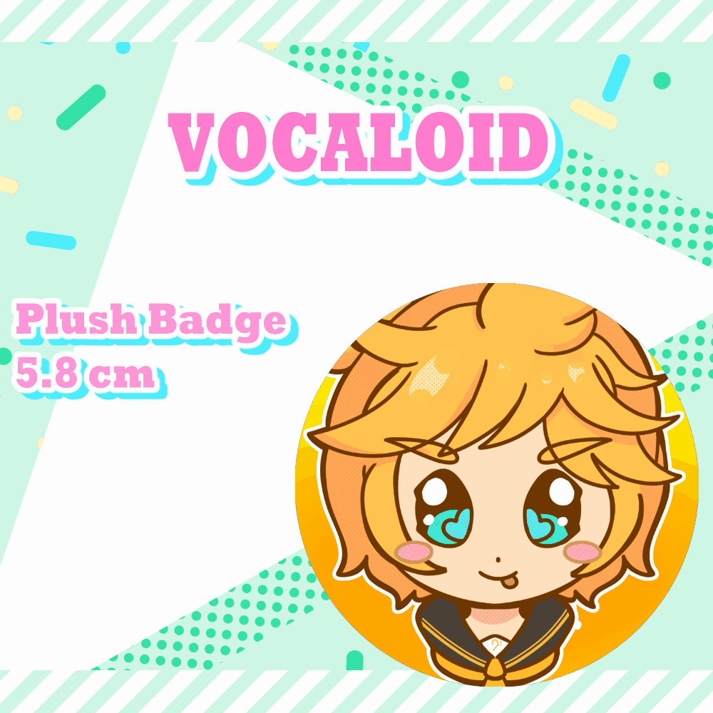 Image of Vocaloid Plush Buttons by JINKO