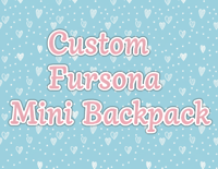 Custom Fursona Mini backpack