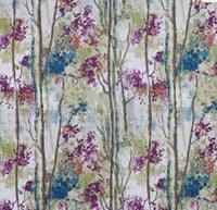Image 3 of Double Sided Army Green Linen Silver Birch Jewel Shade 40cm