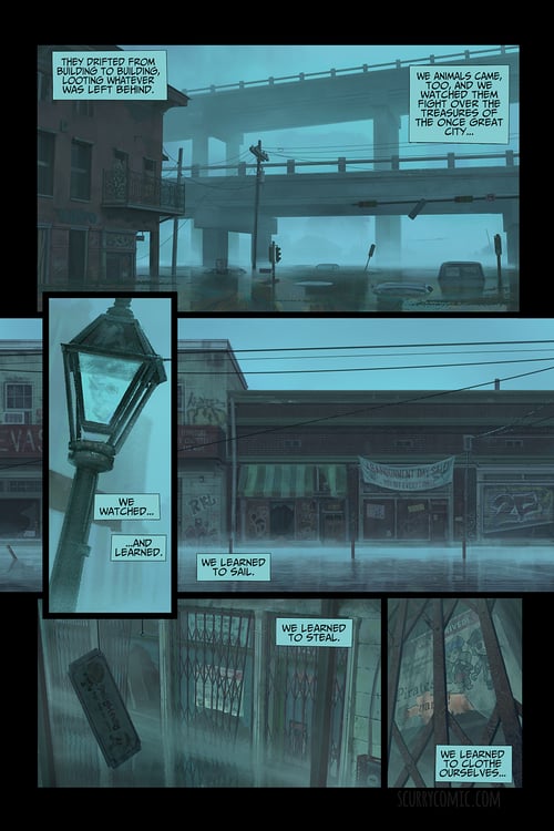 Image of Scurry: Tails of the Wasteland - River Rat Blues (Hardcover) 
