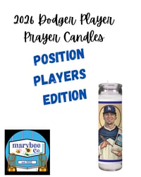 Image 2 of 2026 Dodgers Position Player Prayer Candles