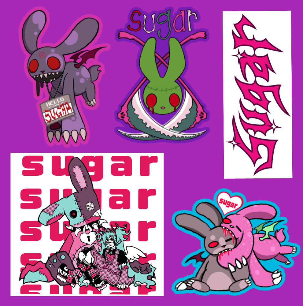 Image of ain’t sweet stickers