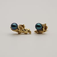 Image 1 of Golden nuggets with pearl 