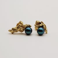 Image 4 of Golden nuggets with pearl 