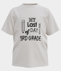 Image 1 of Last Day of 3rd Grade Autograph Shirts