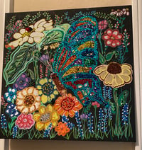 Image 5 of Butterfly in Spring mixed media painting