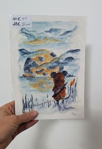 - PRINT - </br> Iko - Lune Aquarelle </br> <FONT size="2pt">14x21cm</FONT>
