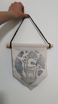 - TEXTILE - </br> Fanion Linogravure</br> 