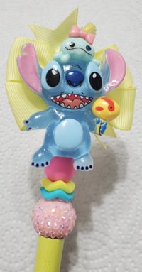 Image 4 of Stitch Resin Charm Pens