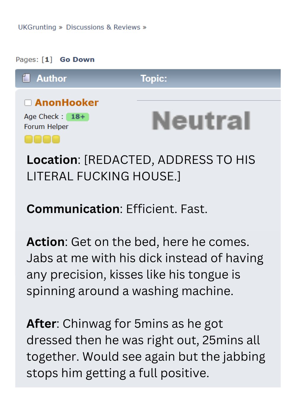 Image of UKGrunting Zine