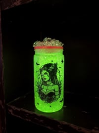 Image 2 of Snowglobe tumbler 16 oz