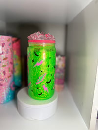 Image 3 of Snowglobe tumbler 16 oz