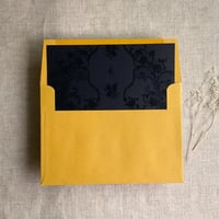Image 5 of Versailles black envelope liner for A7 euro flap envelope PACK of 10