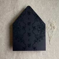 Image 3 of Versailles black envelope liner for A7 euro flap envelope PACK of 10