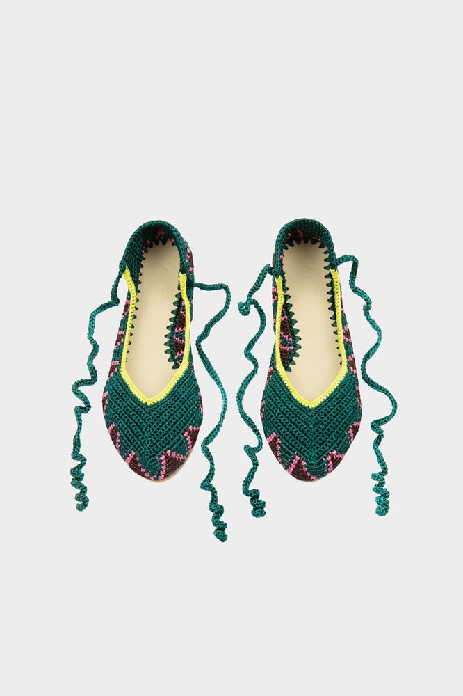 Image of Kashura Ballerina High Watermelon Green