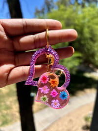 Image 3 of Double Heart Keychains 