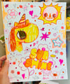 Sunshine Unicorn - original 8x10