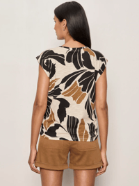 Image 6 of Miriam Knotted Muscle Tee in Lotus