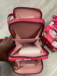 Image 3 of Pink/red Betty crossbody bag