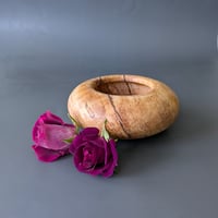 Image 1 of Decorative Bowl - Maple w/resin 4.75" x 2"