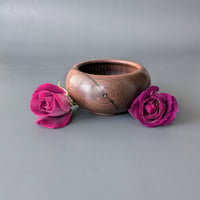 Image 1 of Decorative Bowl - Walnut w/resin 3.75" x 1.75"